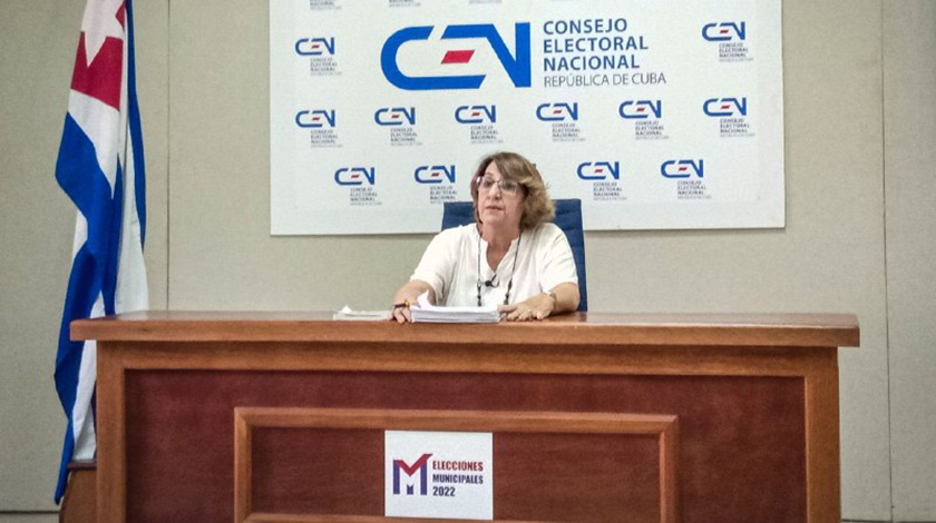  Alina Balseiro Gutiérrez, presidenta del Consejo Electoral Nacional (CEN)