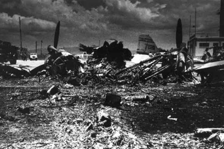 Cuba recuerda bombardeos de EE.UU. hace 60 años Cuba recuerda bombardeos de EE.UU. hace 60 años