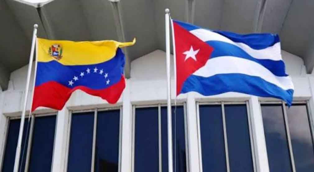 banderas de Cuba y Venezuela banderas de Cuba y Venezuela