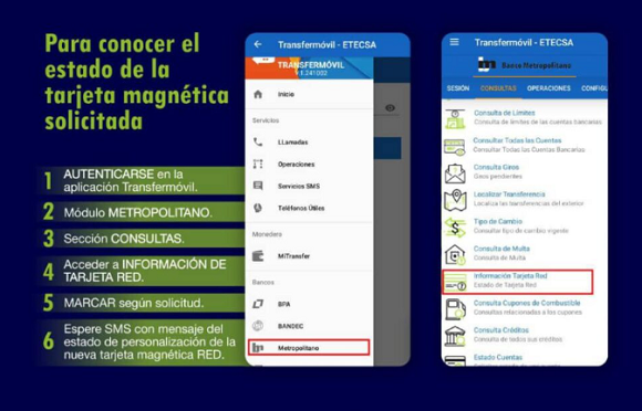 ¿Cómo solicitar la reimpresión de tarjetas magnéticas por daño o extravío desde Transfermóvil?