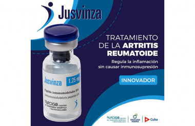 CIGB destaca resultados del inmunomodulador Jusvinza