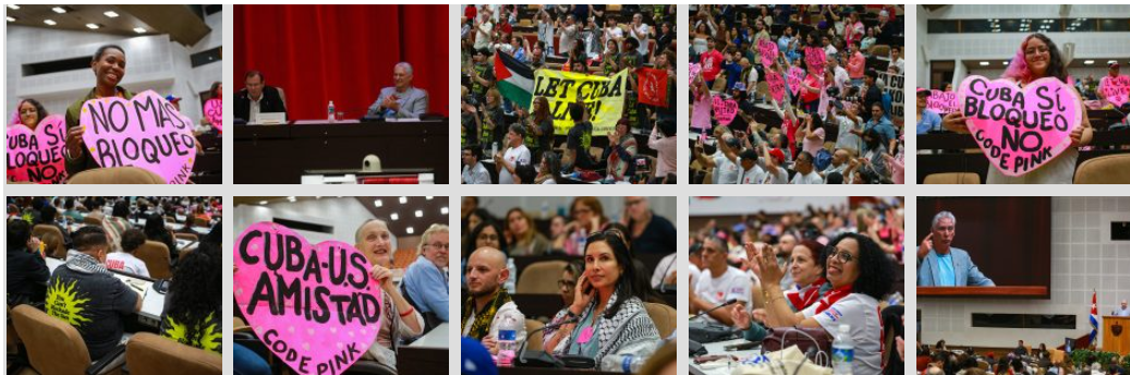Díaz-Canel recibió al Convoy Nuestra América. Foto: Enrique González Díaz (Enro).